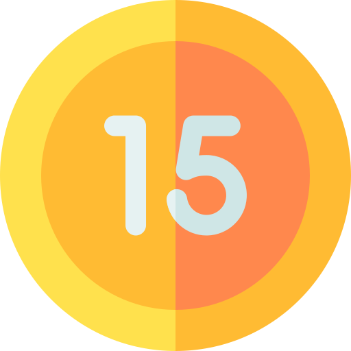 15 Basic Rounded Flat icon