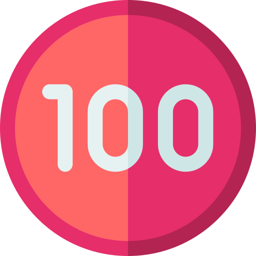 100 Basic Rounded Flat icon