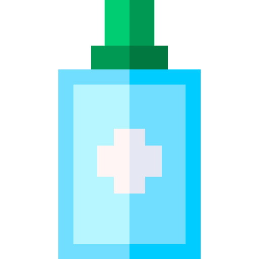 Sanitizer Basic Straight Flat icon