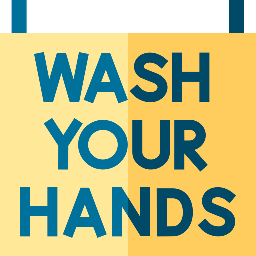 Wash your hands Basic Straight Flat icon
