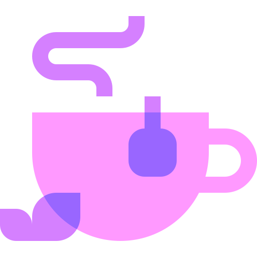 Чашка чая Basic Sheer Flat иконка