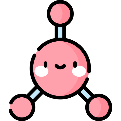 atom Kawaii Lineal color icon