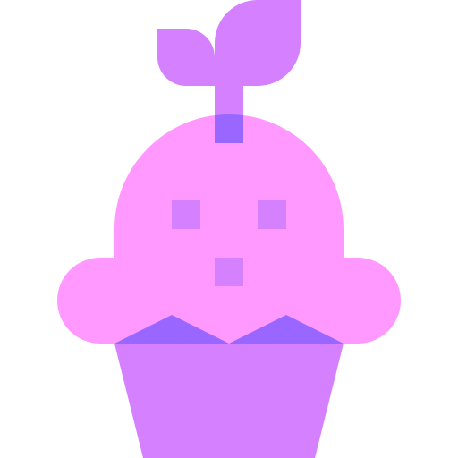 cupcake Basic Sheer Flat icoon