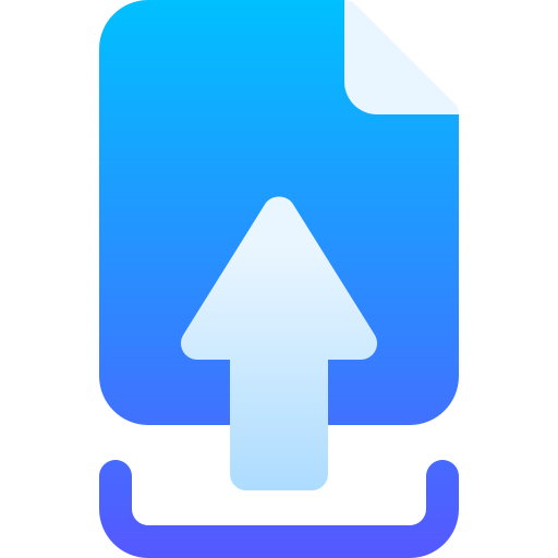アップロード Basic Gradient Gradient icon