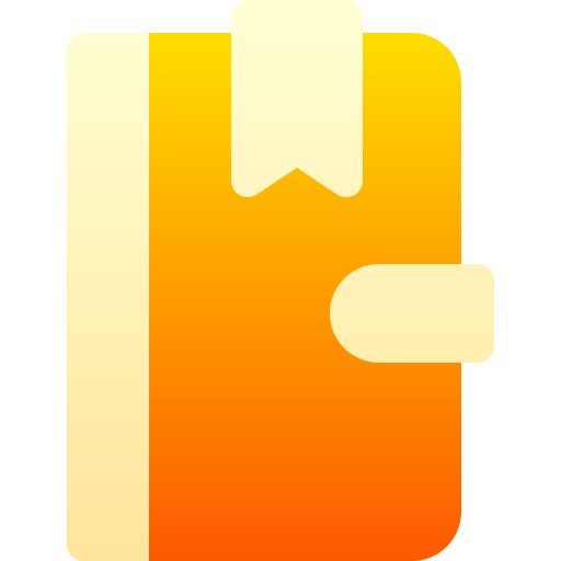 공책 Basic Gradient Gradient icon
