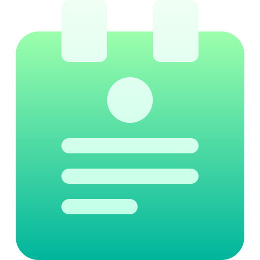 메모 Basic Gradient Gradient icon