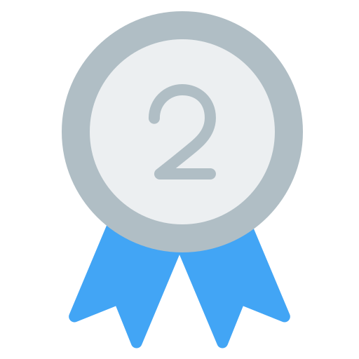 Second prize Generic Flat icon