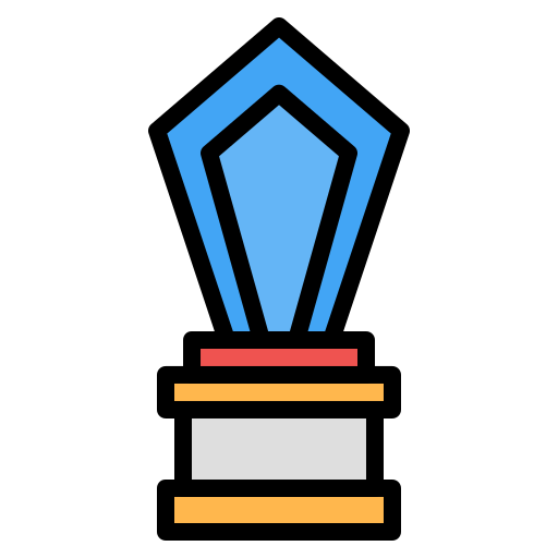 Trophy variant Generic Outline Color icon