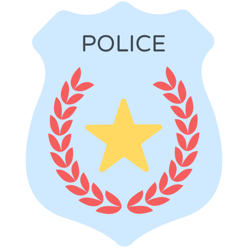 polizeiabzeichen Generic Flat icon