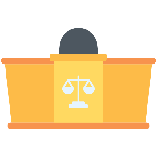 Judge chair Generic Flat icon