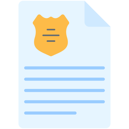 경찰 파일 Generic Flat icon