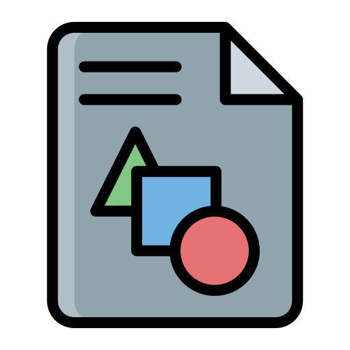fichier de conception Generic Outline Color Icône