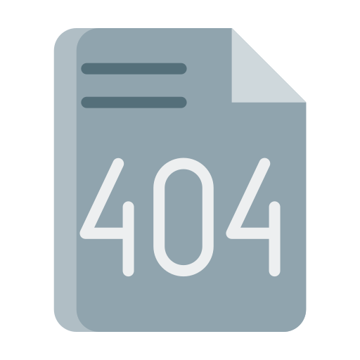 errore 404 Generic Flat icona