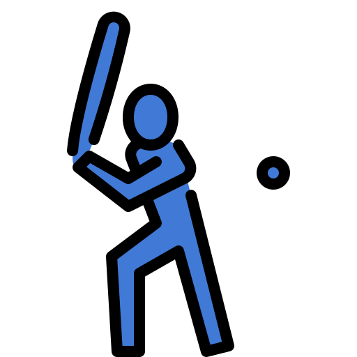 baseball Generic Outline Color icona