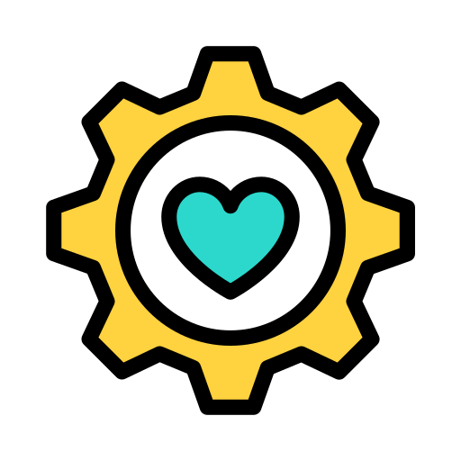 Cogwheel Vector Stall Lineal Color icon