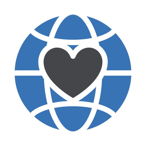 Earth grid Generic Blue icon