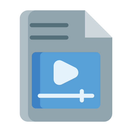 file video Generic Flat icona