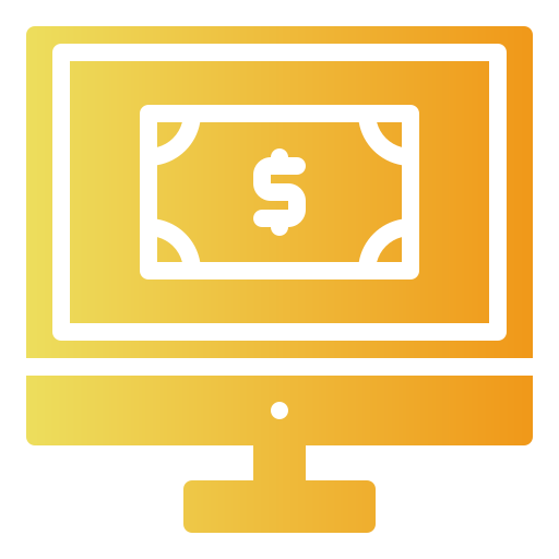 dinero digital Generic Flat Gradient icono