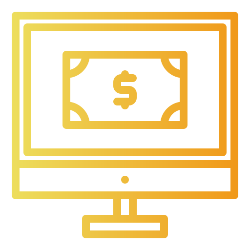 Цифровые деньги Generic Gradient иконка