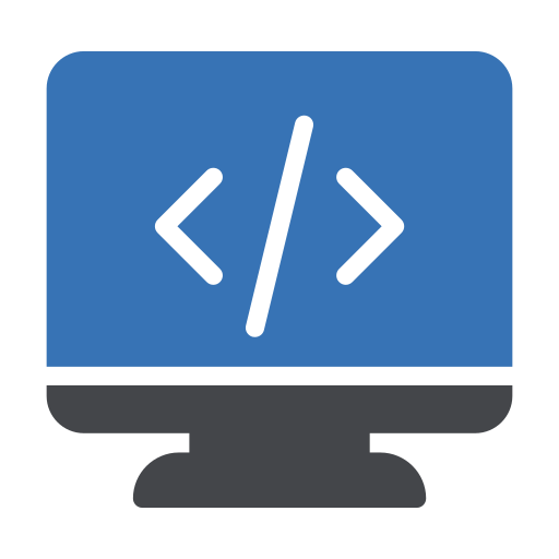 codificación web Generic Blue icono