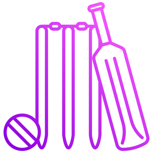 cricket bat Generic Gradient icoon