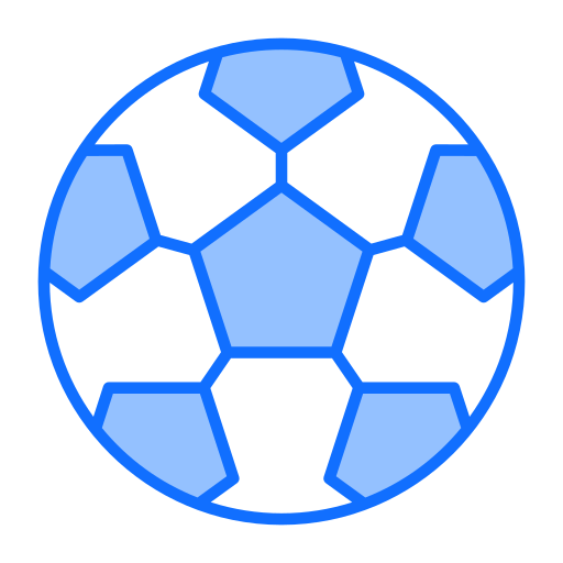 futebol Generic Blue Ícone