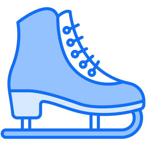 schaatsen Generic Blue icoon