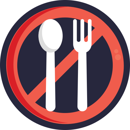 No food Generic Circular icon