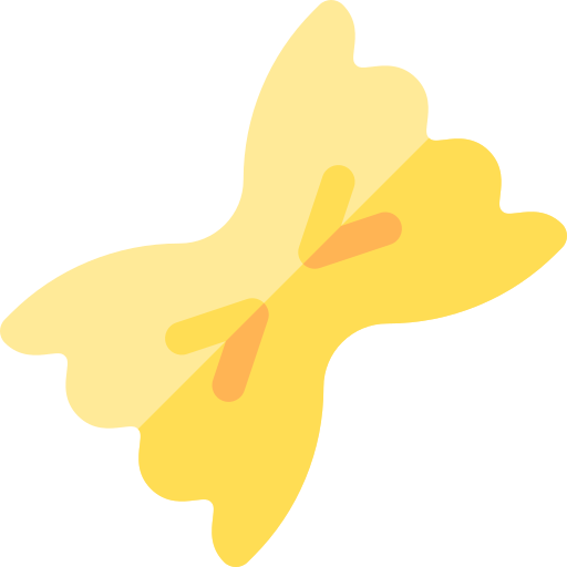 Farfalle Basic Rounded Flat icon