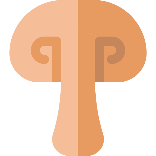 Mushroom Basic Rounded Flat icon