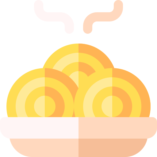 スパゲッティ Basic Rounded Flat icon