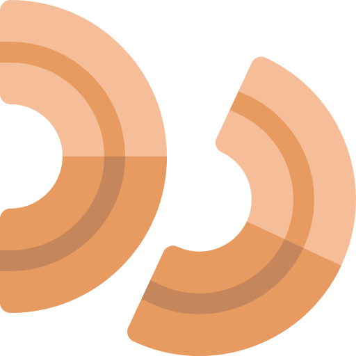 macarrones Basic Rounded Flat icono