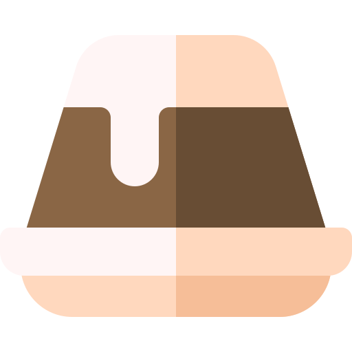 チョコケーキ Basic Rounded Flat icon