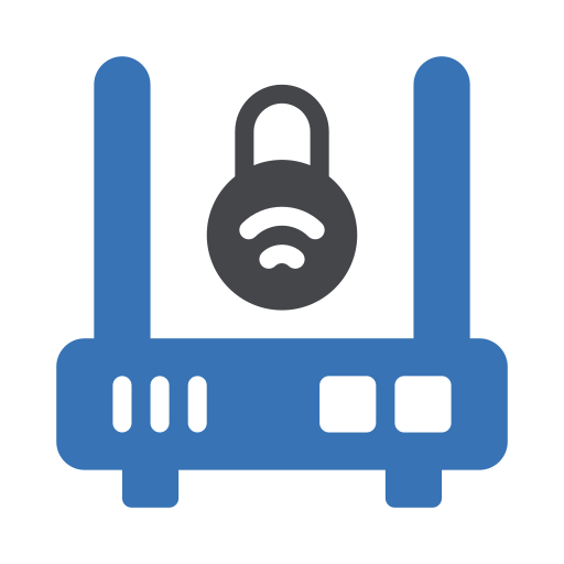 Router device Generic Blue icon