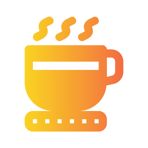 café caliente Generic Flat Gradient icono