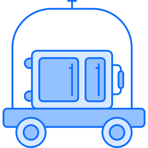 carrello porta valigie Generic Blue icona