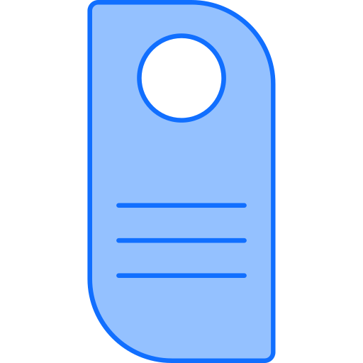 appendiabiti per porta Generic Blue icona