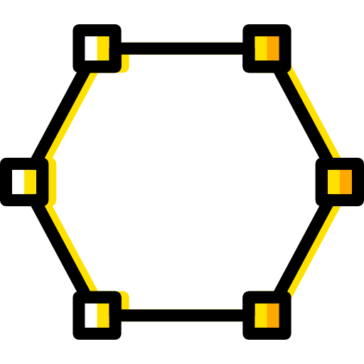 hexágono Basic Miscellany Yellow icono