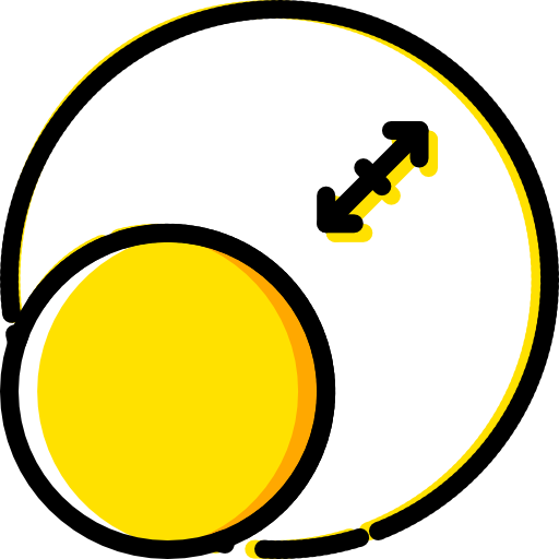 規模 Basic Miscellany Yellow icon