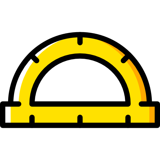 Транспортир Basic Miscellany Yellow иконка