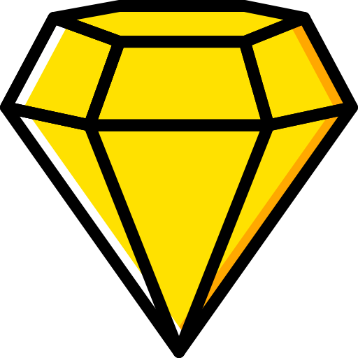 다이아몬드 Basic Miscellany Yellow icon