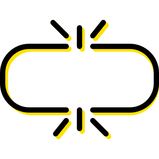 collegamento interrotto Basic Miscellany Yellow icona
