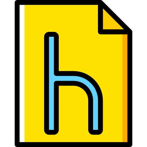 html Basic Miscellany Yellow Icône