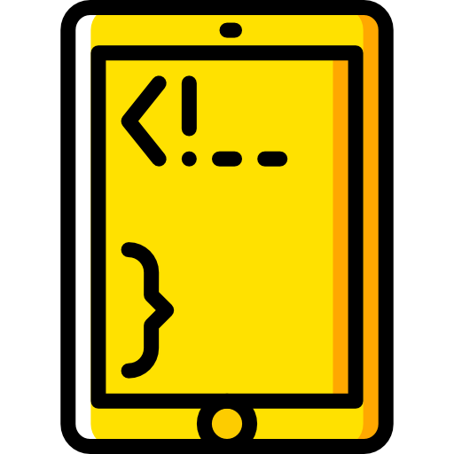 태블릿 Basic Miscellany Yellow icon