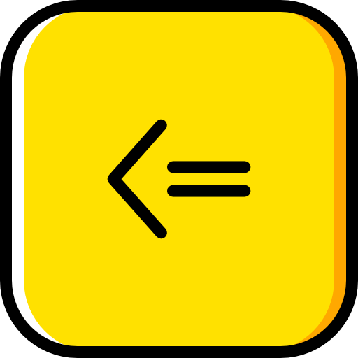 보다 작음 Basic Miscellany Yellow icon