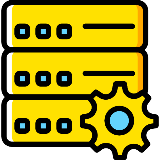 Server Basic Miscellany Yellow icon