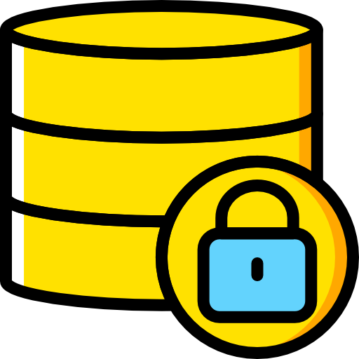 데이터 베이스 Basic Miscellany Yellow icon