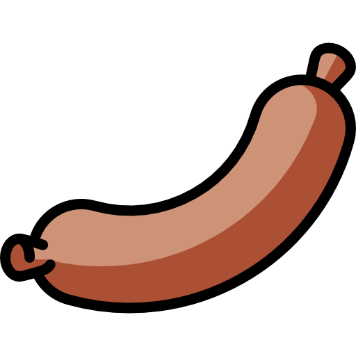 Sausage Special Lineal color icon