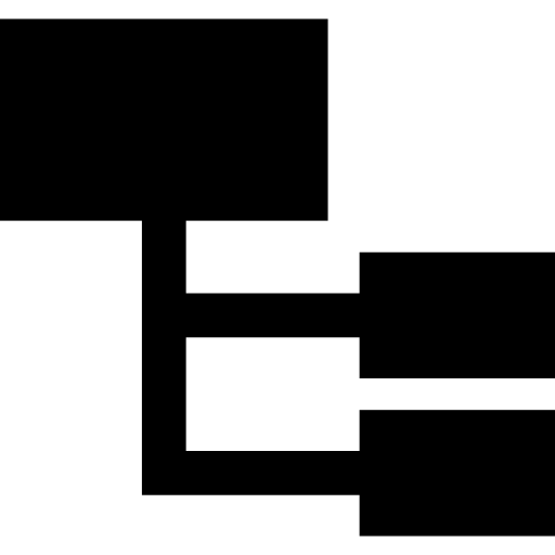 estructura jerarquica Tomas Knop Fill icono