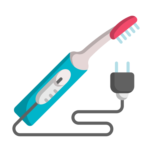 cepillo de dientes eléctrico Generic Flat icono